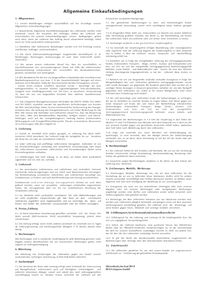 Screenshot der Allgemeinen Einkaufsbedingungen von BFG Feinguss